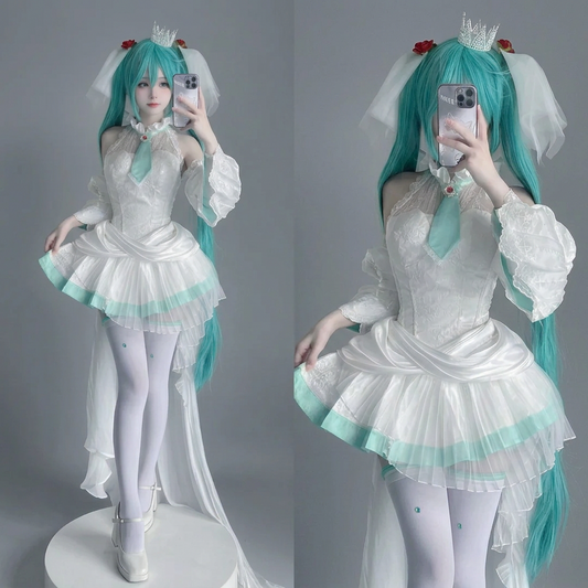 【VOCALOID】初音ミク(白い雪のプリンセスは)コスプレ衣装|キャラクター衣装・コスチューム