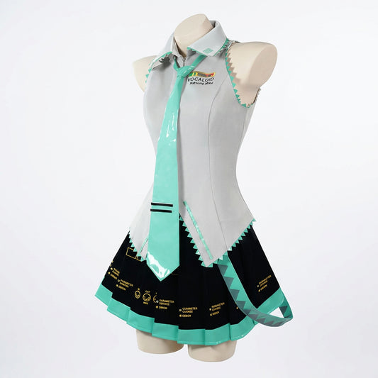 【VOCALOID】初音ミク(V2衣装・発光パネル付き)コスプレ衣装|キャラクター衣装・コスチューム