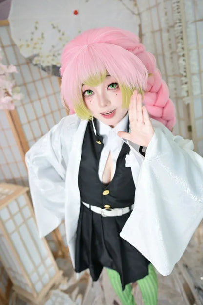 【鬼滅の刃】甘露寺蜜璃（ウィッグ付き）コスプレ衣装｜キャラクター衣装・コスチューム