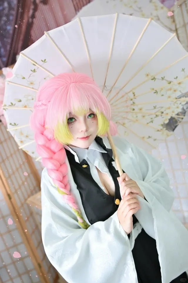 【鬼滅の刃】甘露寺蜜璃（ウィッグ付き）コスプレ衣装｜キャラクター衣装・コスチューム
