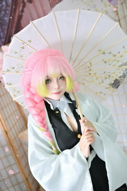 【鬼滅の刃】甘露寺蜜璃（ウィッグ付き）コスプレ衣装｜キャラクター衣装・コスチューム