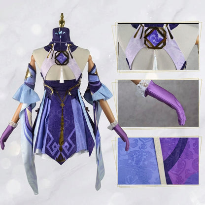 【原神】刻晴（ウィッグ付き）コスプレ衣装｜キャラクター衣装・コスチューム