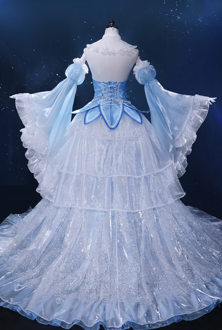 【Re:ゼロから始める異世界生活】レム（クリスタルアイスドレス）コスプレ衣装｜キャラクター衣装・コスチューム
