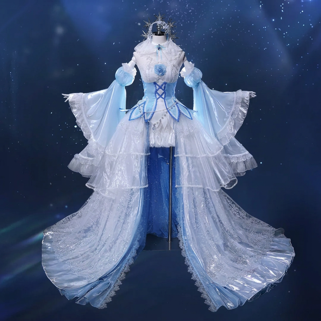 【Re:ゼロから始める異世界生活】レム（クリスタルアイスドレス）コスプレ衣装｜キャラクター衣装・コスチューム