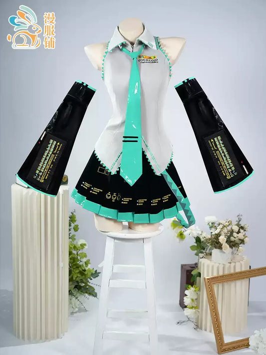 【VOCALOID】初音ミク（V2衣装・発光パネル付き）コスプレ衣装｜キャラクター衣装・コスチューム