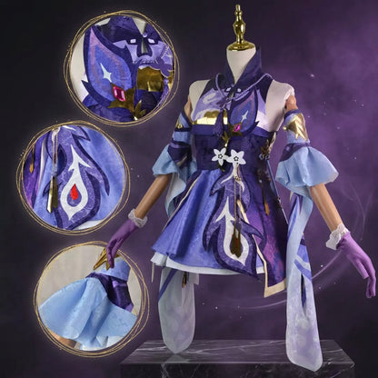 【原神】刻晴（ウィッグ付き）コスプレ衣装｜キャラクター衣装・コスチューム