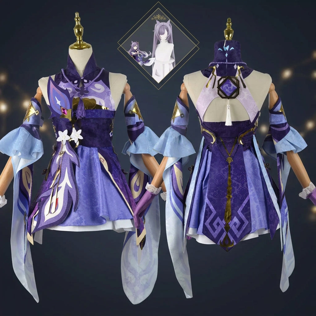【原神】刻晴（ウィッグ付き）コスプレ衣装｜キャラクター衣装・コスチューム